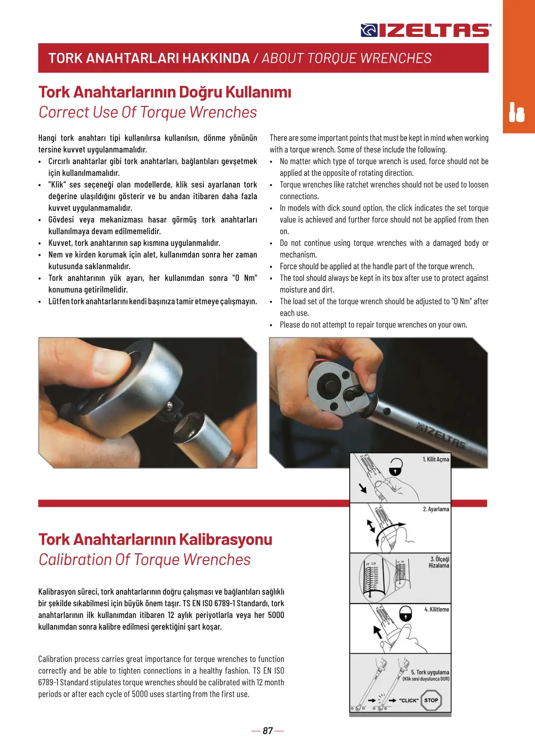 İzeltaş Ürün Kataloğu — sayfa 89